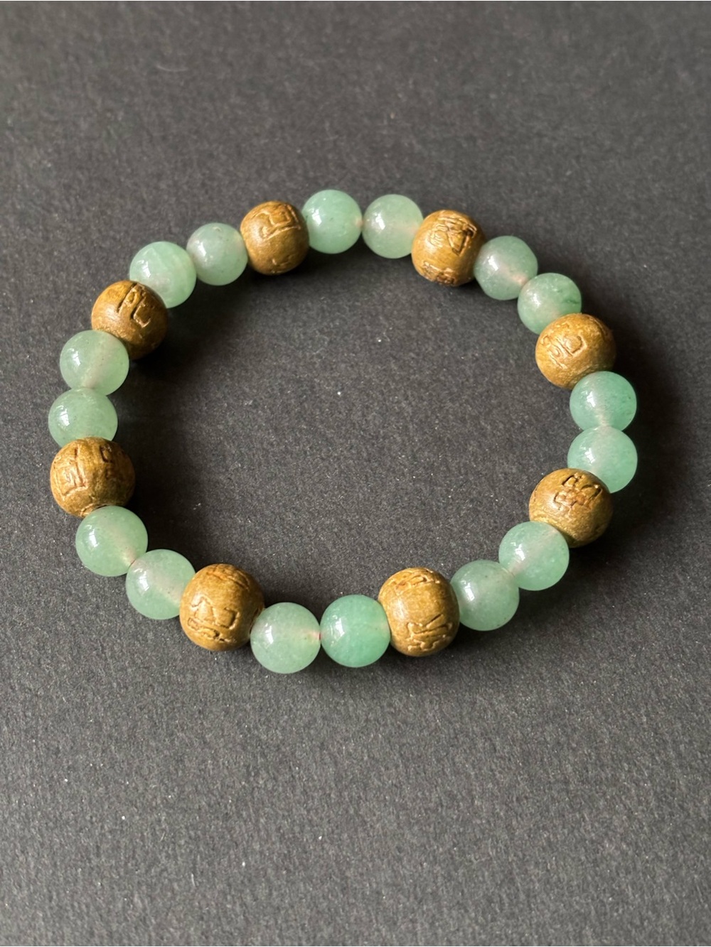 Karmalogy Green Aventurine Lucky Karma Bracelet